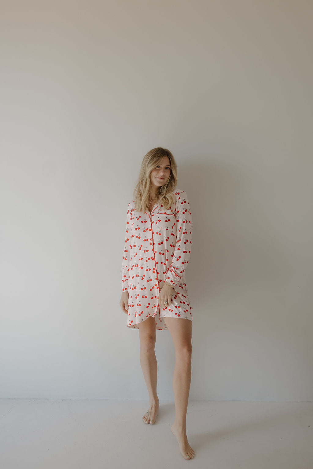 Women's Bamboo Sleeping Dress | Cherry Orchard