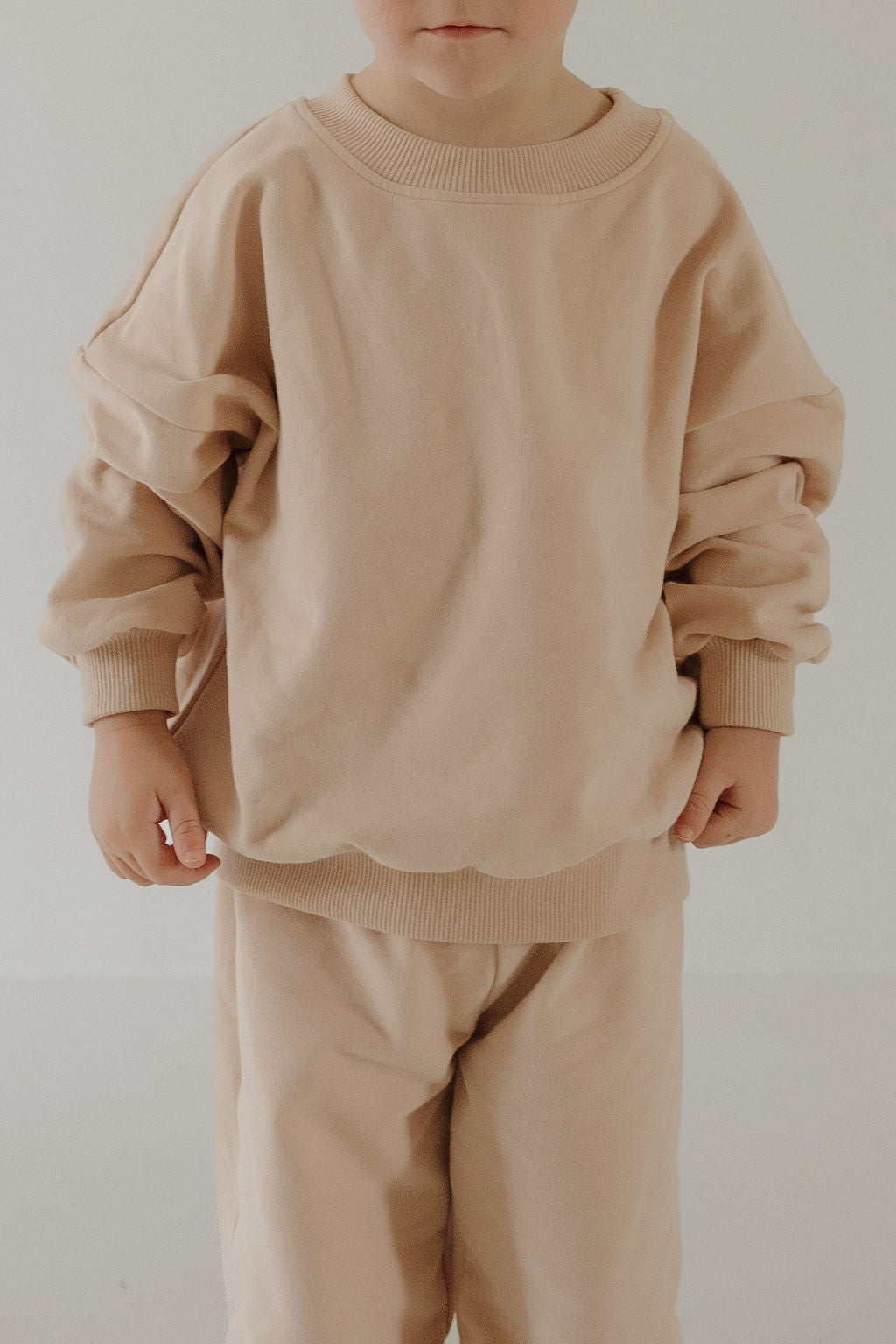 Child Sweat Set | Cashew