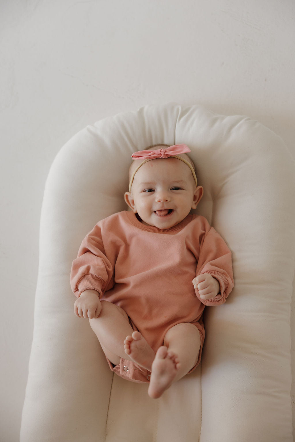 Sweatshirt Romper | Rose