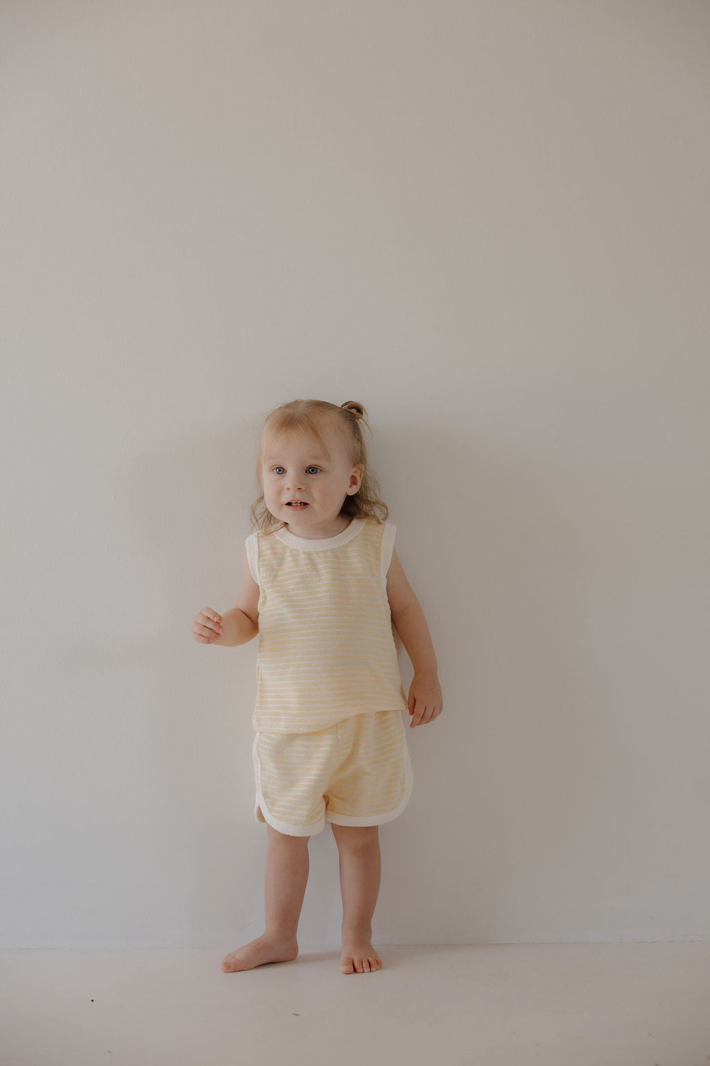 Terry Tank Short Set | Creamsicle