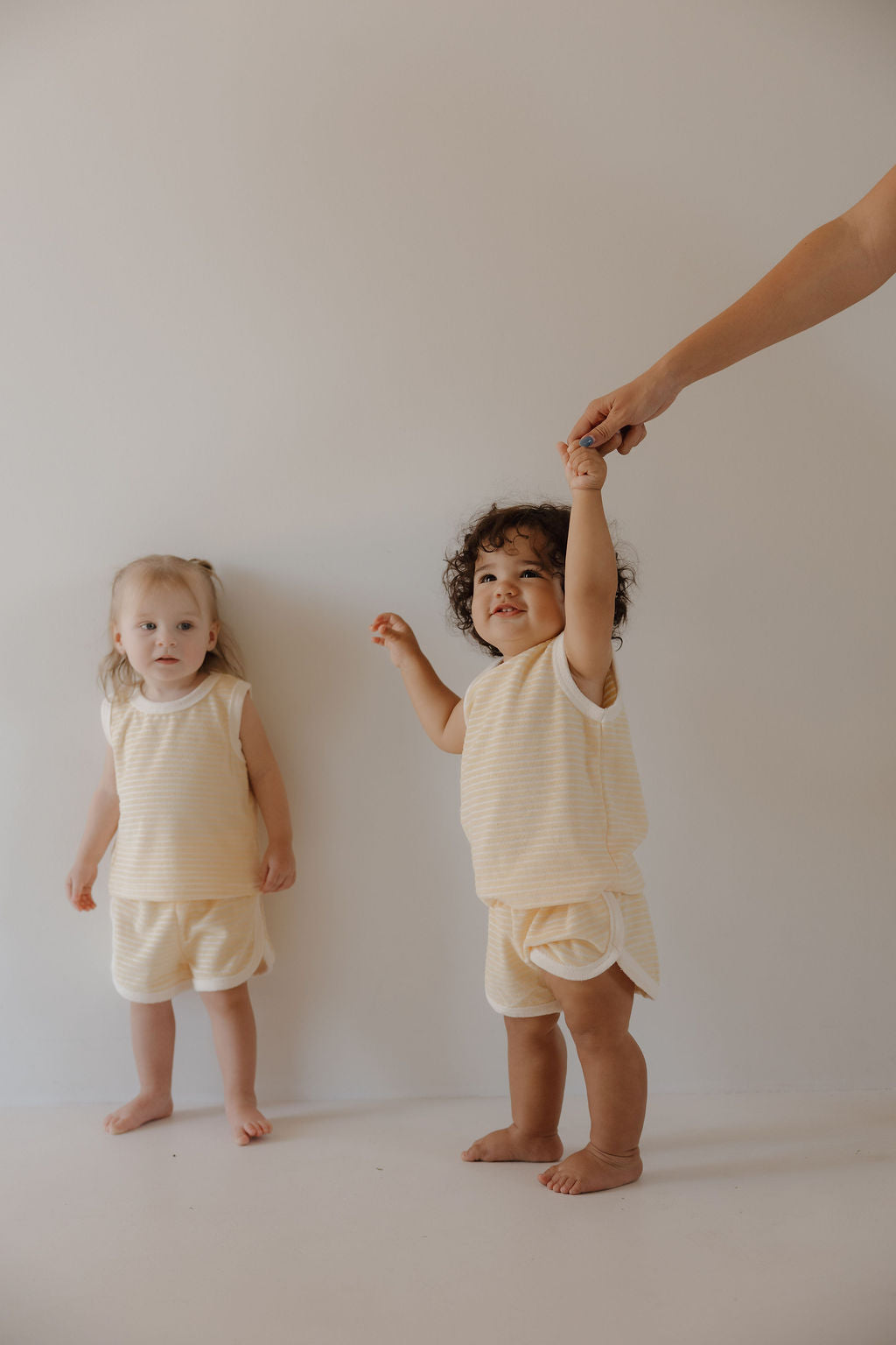 Terry Tank Short Set | Creamsicle