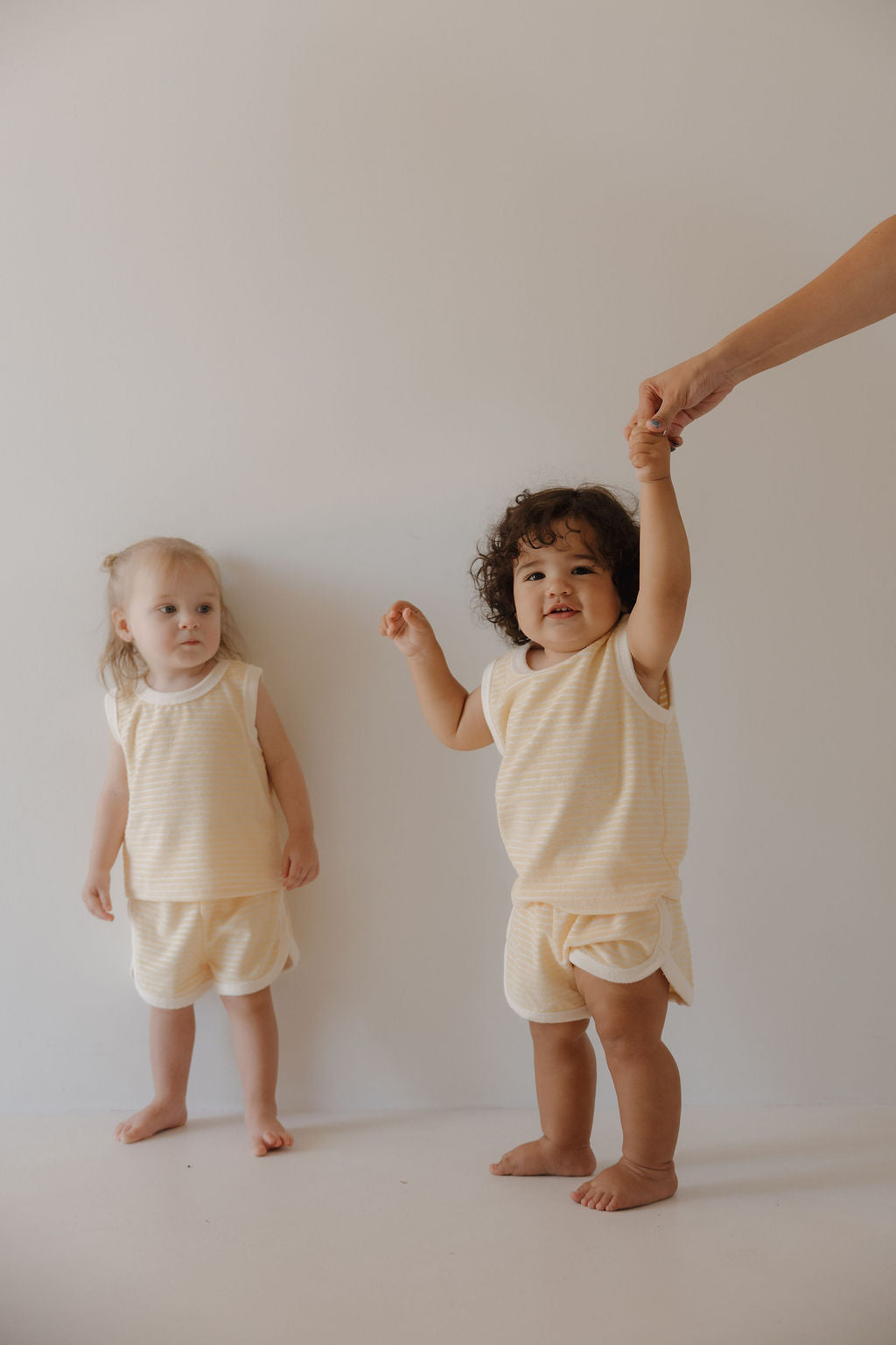 Terry Tank Short Set | Creamsicle