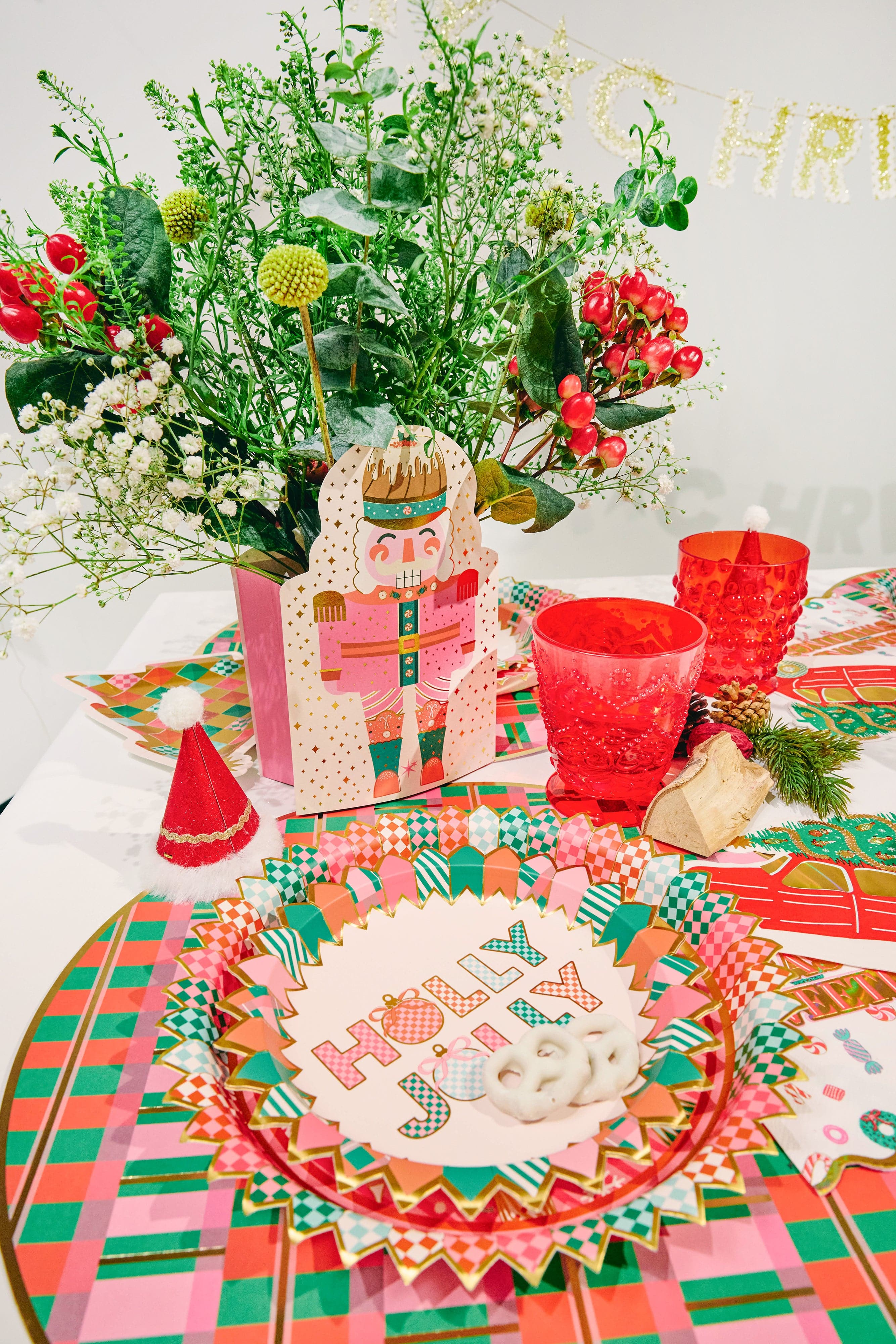 Nutcracker Pop-up Vase Slip Covers (set Of 3)