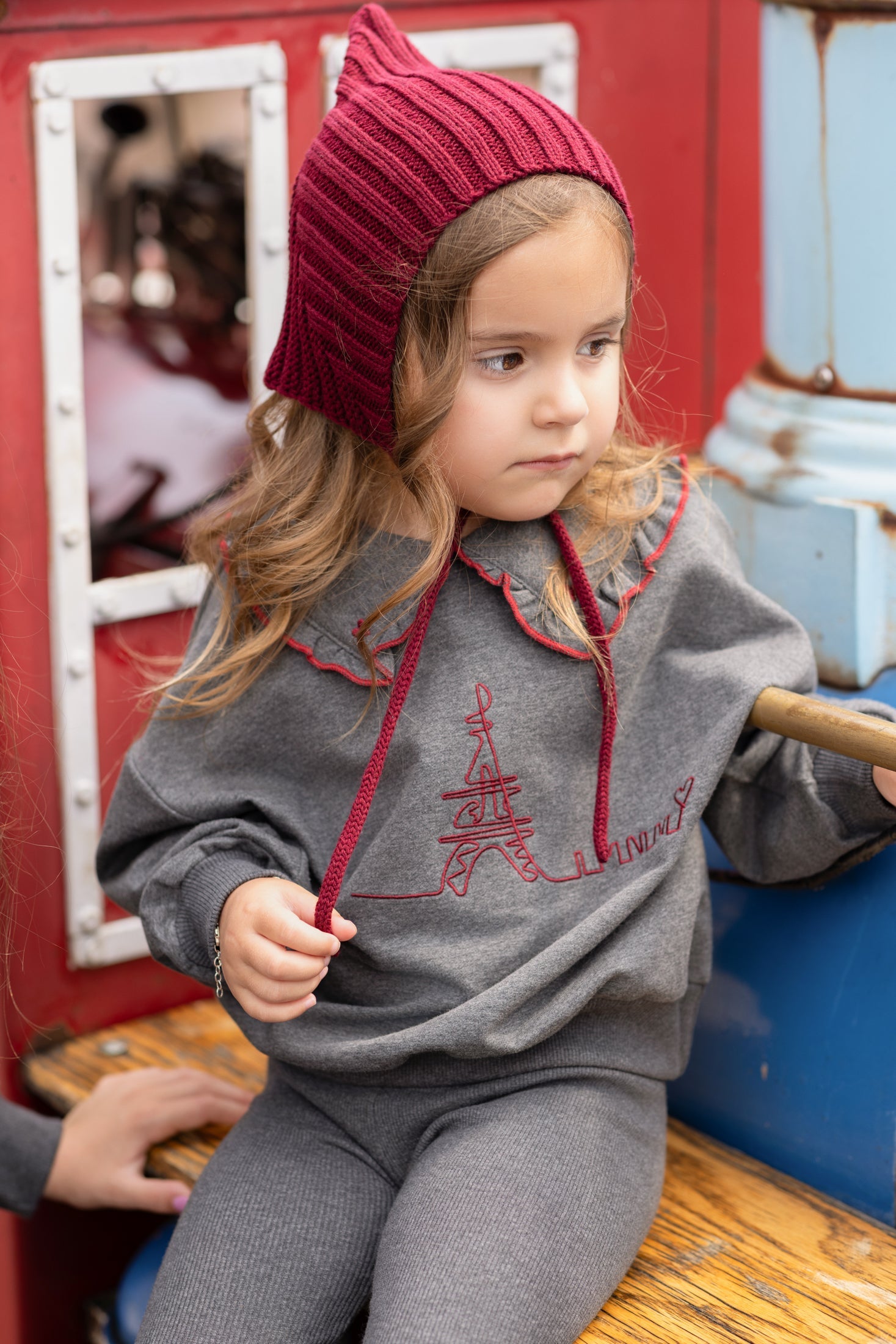 Whimsy Grey Baby Girls Set