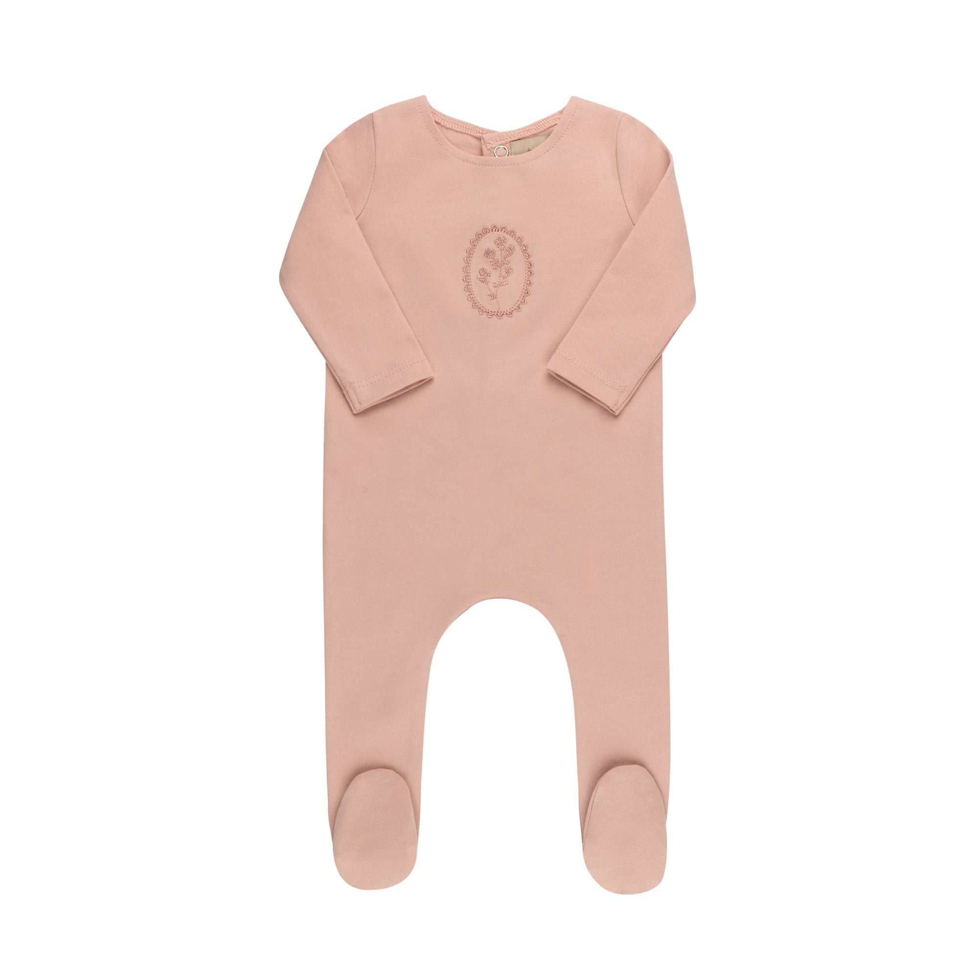 Embroidered Applique Footie & Hat