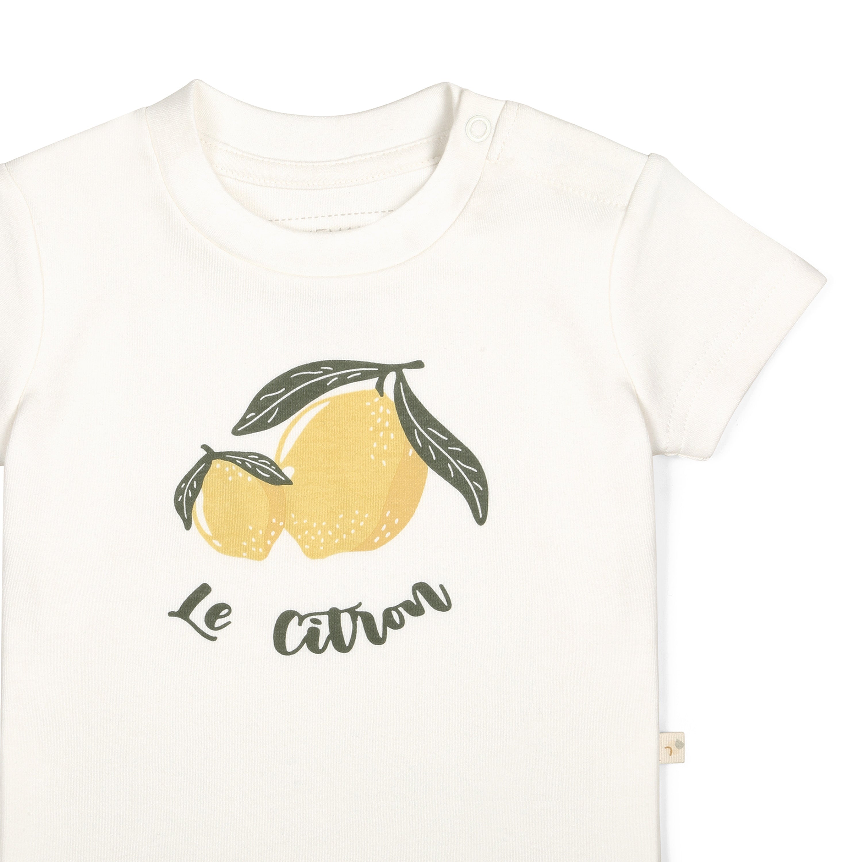 Organic Crew Neck Tee - Le Citron