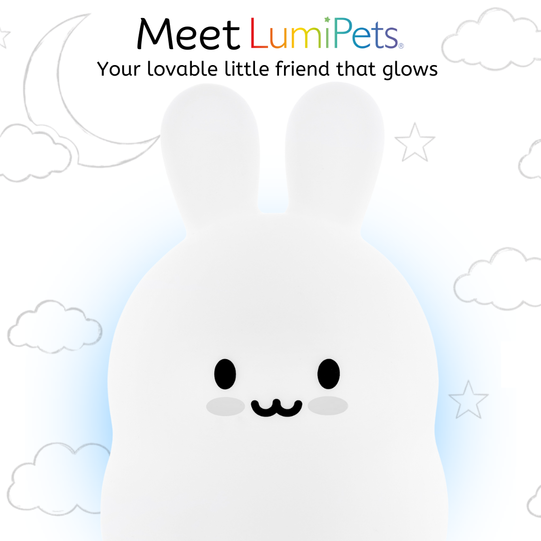 Lumipets® Baxter The Bunny- Children's Touch Night Light