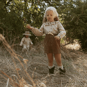 Organic Corduroy Skirt - Brown