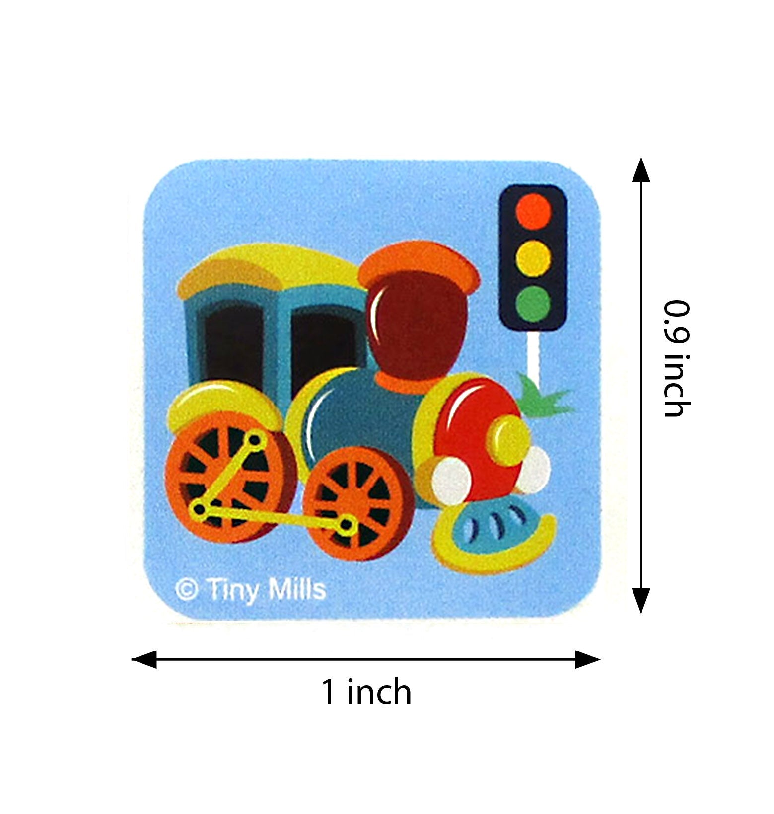 Train Stickers 100 Stickers/dispenser, Pack Of 1, 6 Or 12 Dispensers