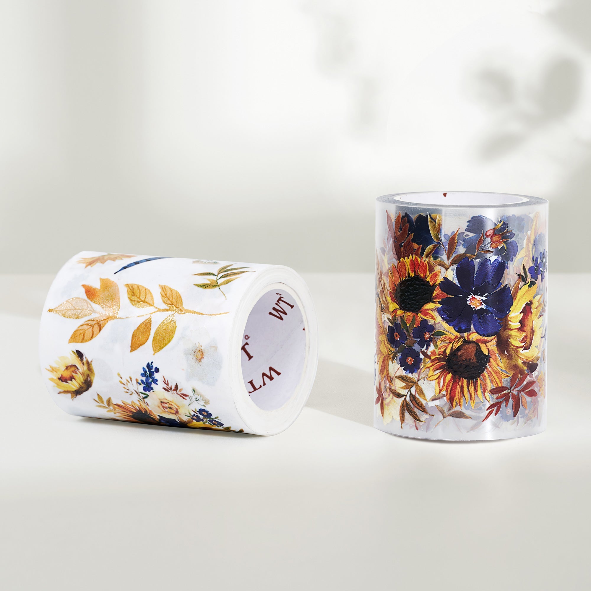 Sunflower & Navy Wide Washi / PET Tape by The Washi Tape Shop