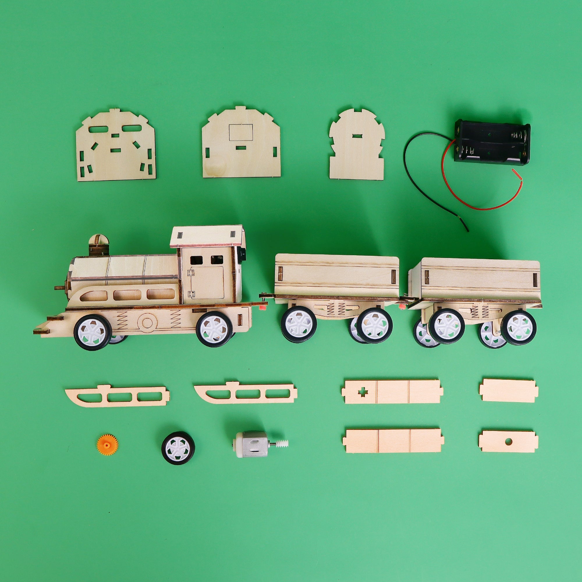 Train Diy Kit, Educational Stem Toy