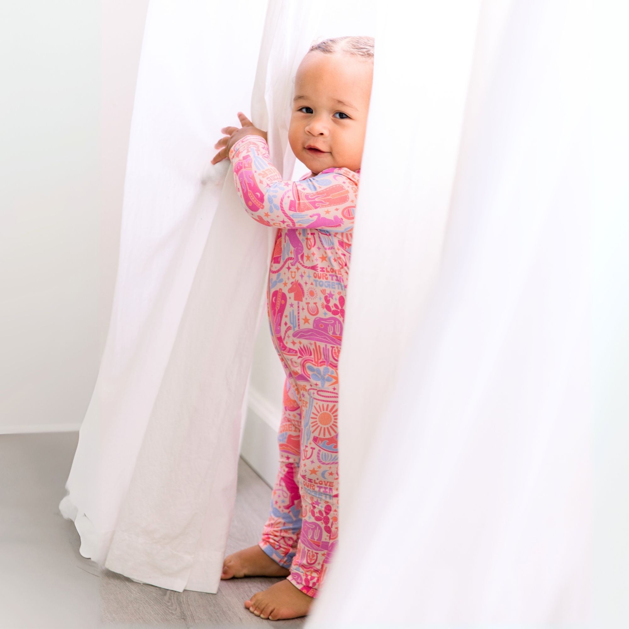 The Second-skin Footless Romper | Saddle Up | "i Love Our Time Together"