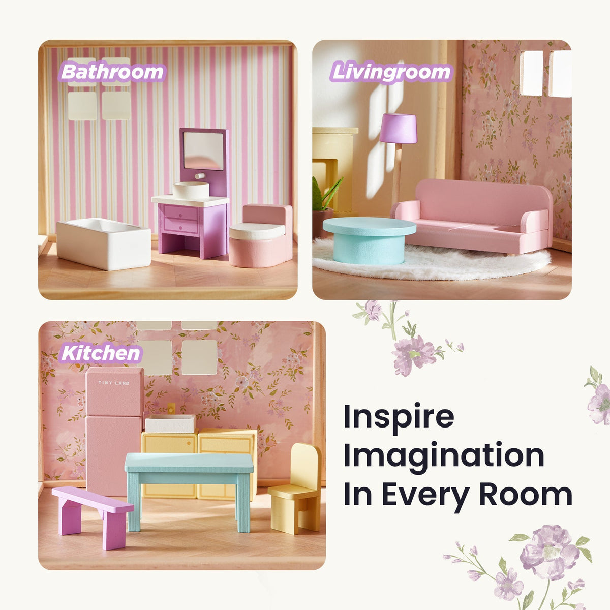 ® Sweetwood Dollhouse Without Dolls