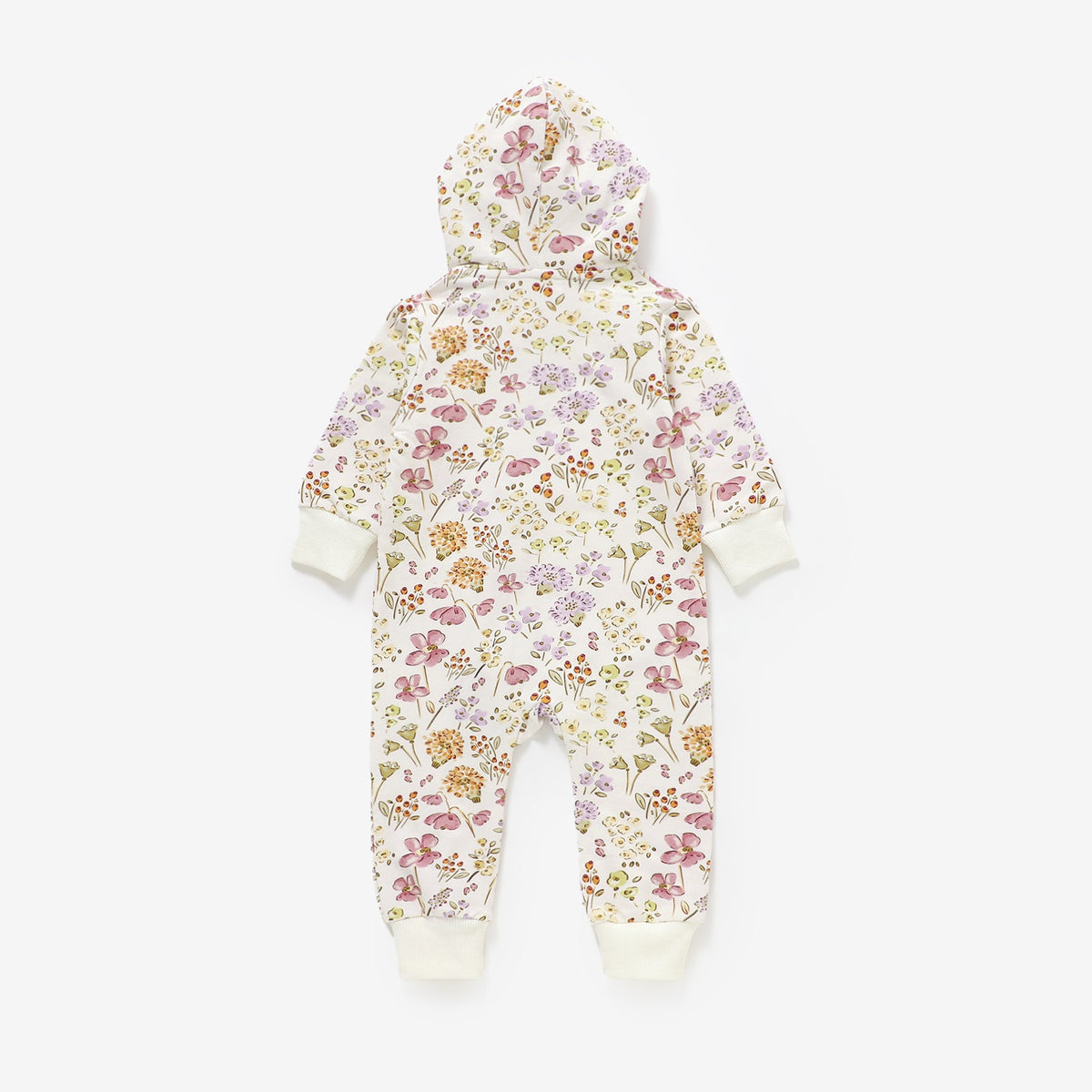 Zip Up Hoodie Romper - Wildflower