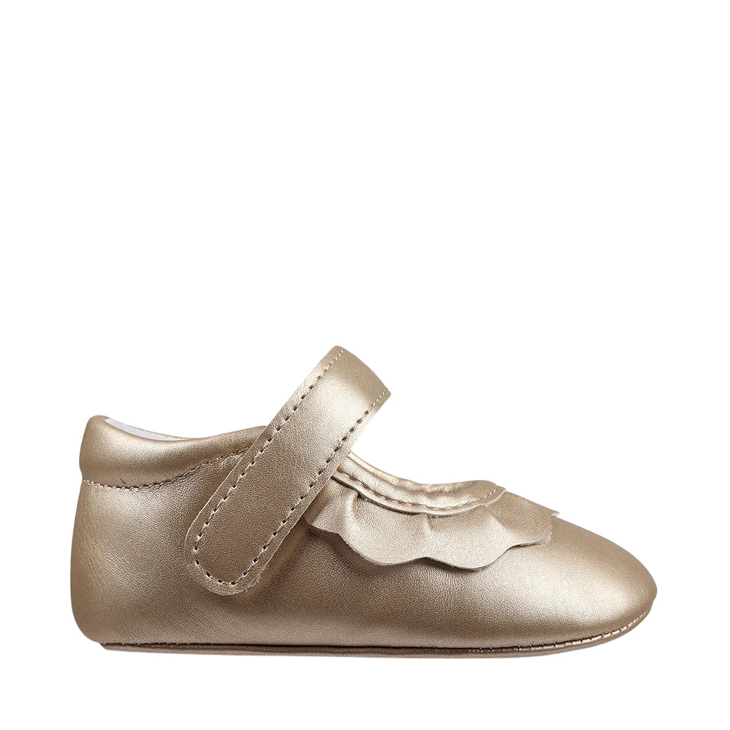 Amina Girls Hook & Loop Crib Shoe