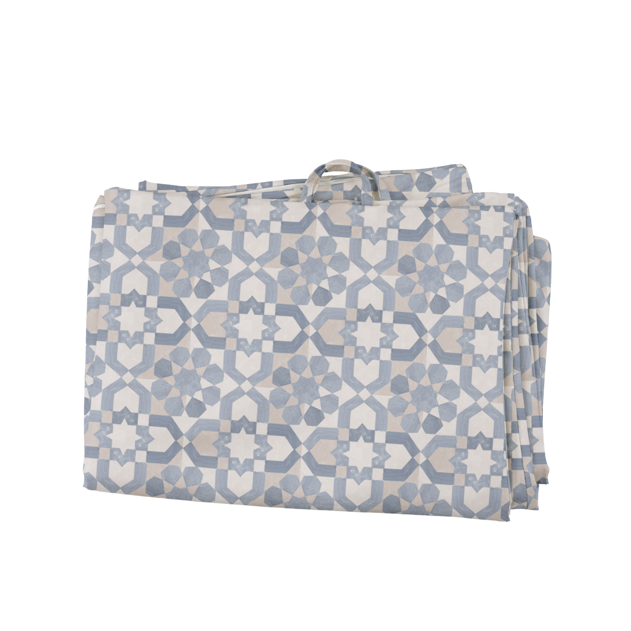 Blue Tile Vegan Leather Cover
