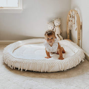 Macrame Organic Round Play Mat