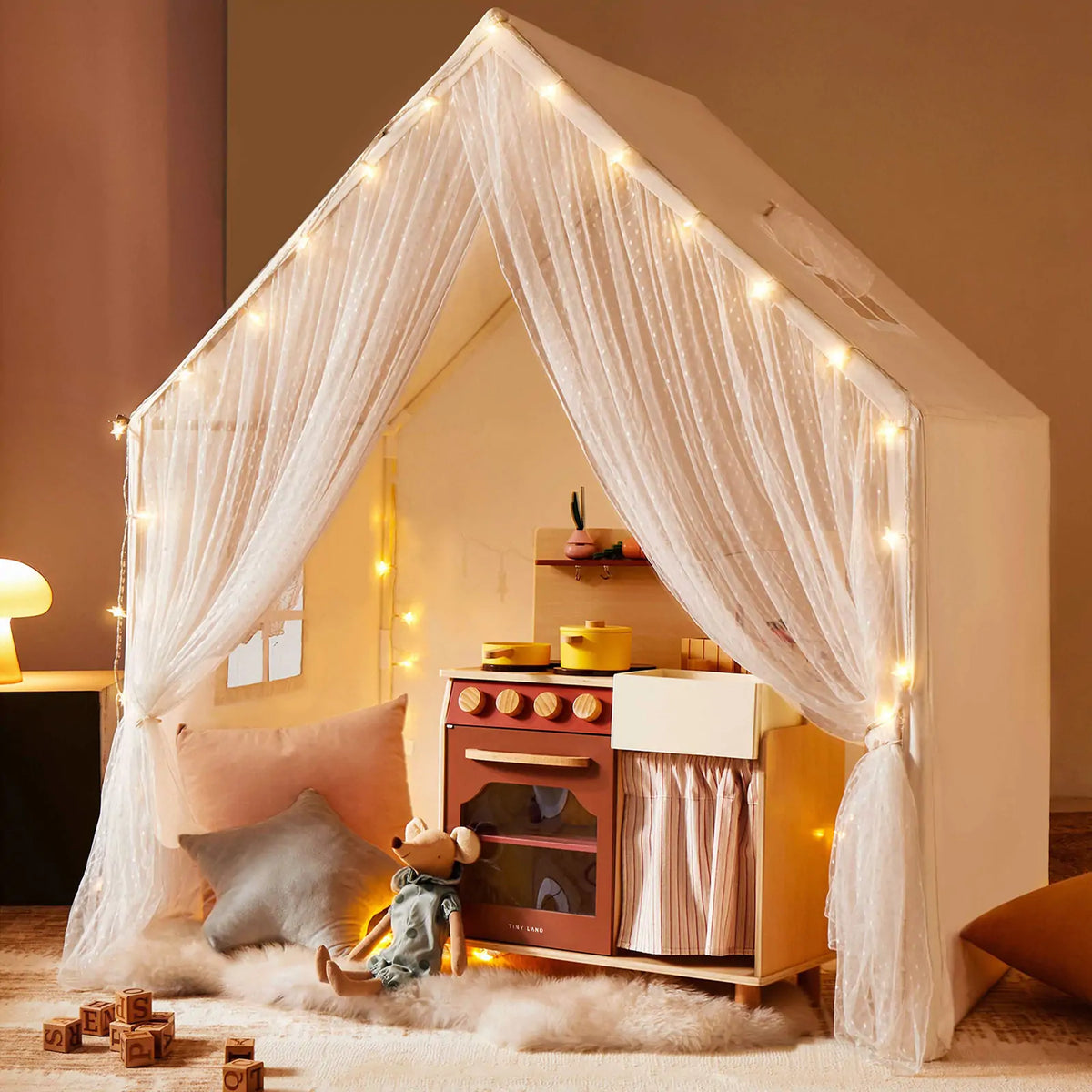 ® Kids Tent – Large Cozy Tent With Star Lights
