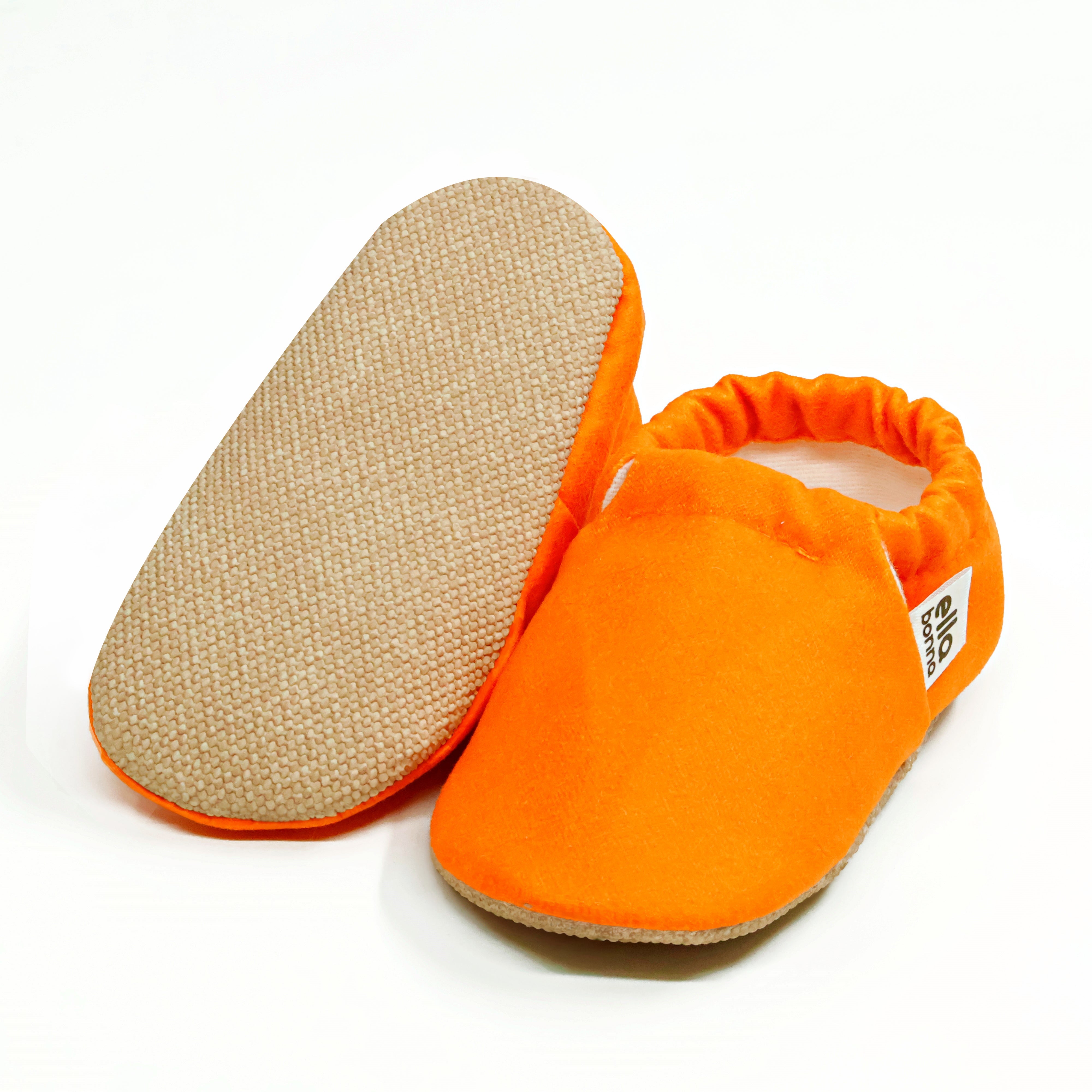 Moccasins, Slippers, Orange