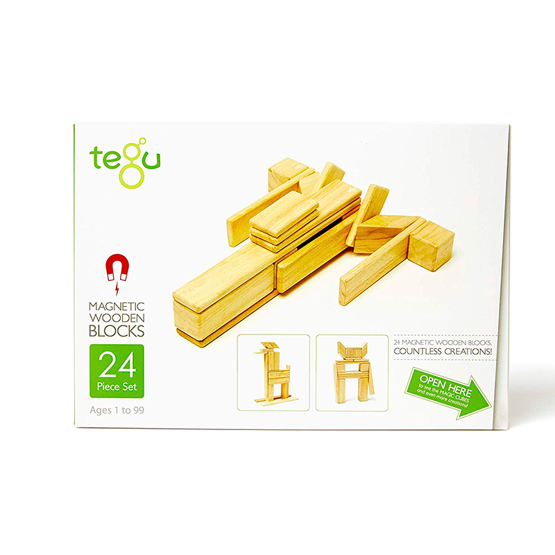 24-piece Set <br>magnetic Wooden Blocks <br>tegu Classics