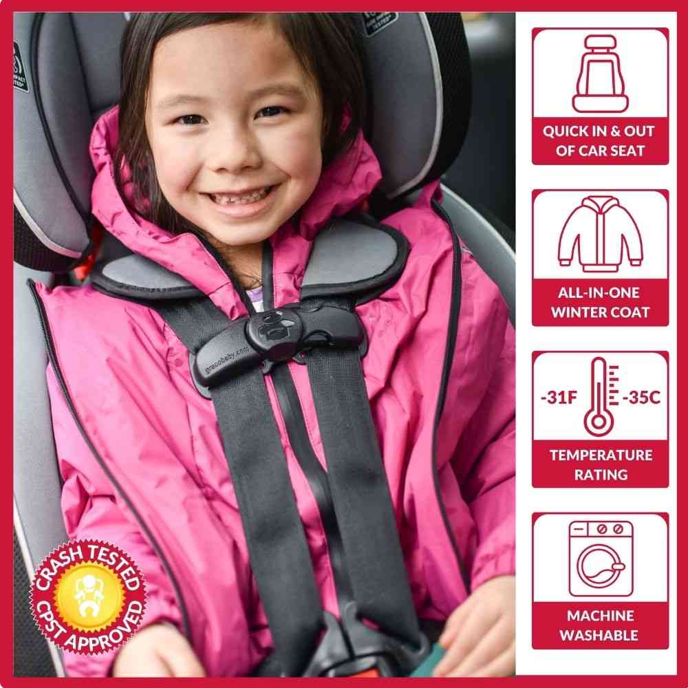 Car Seat Coat | The Road Coat Arctic - Fuchsia