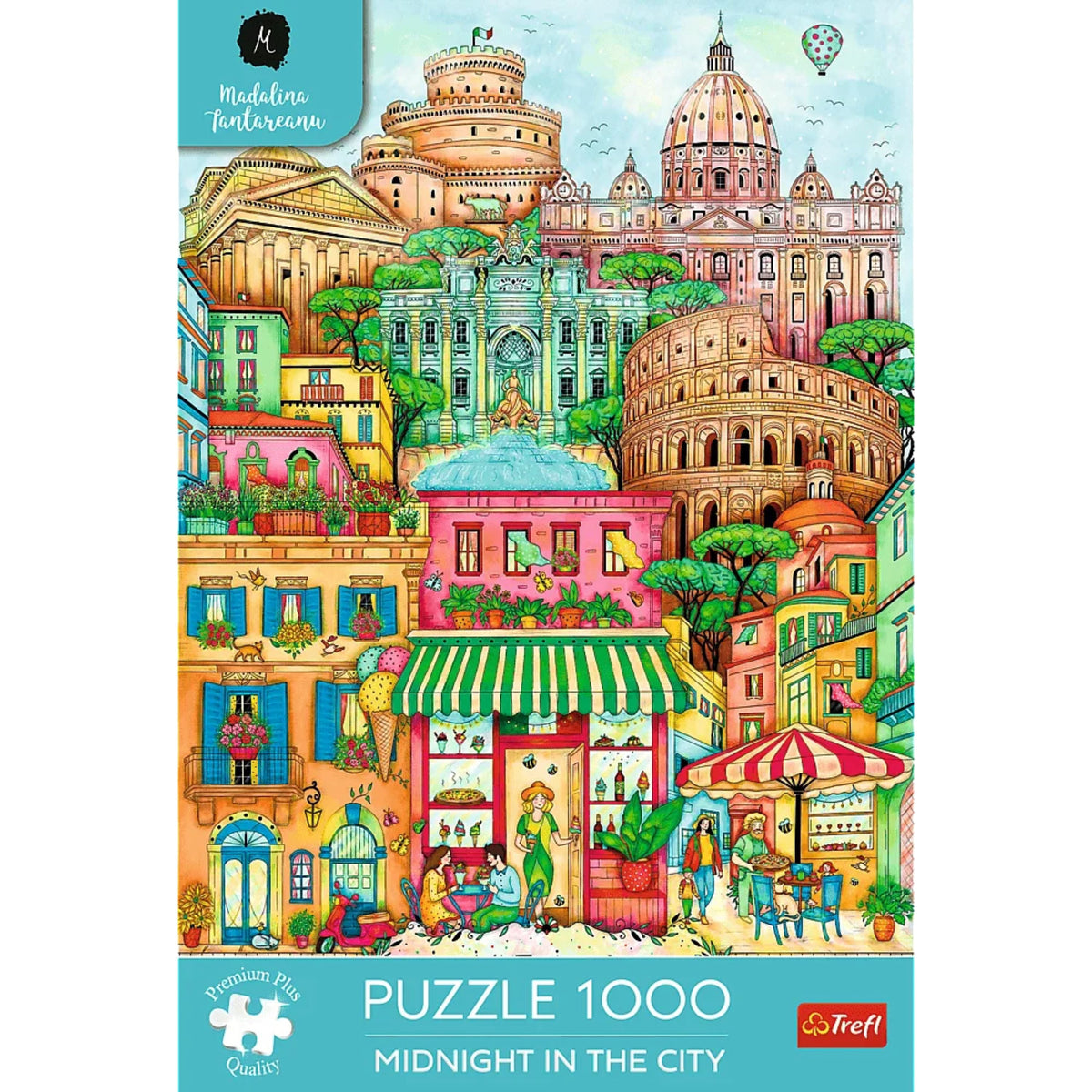 Premium Plus Midnight In Rome 1000 Piece Puzzle