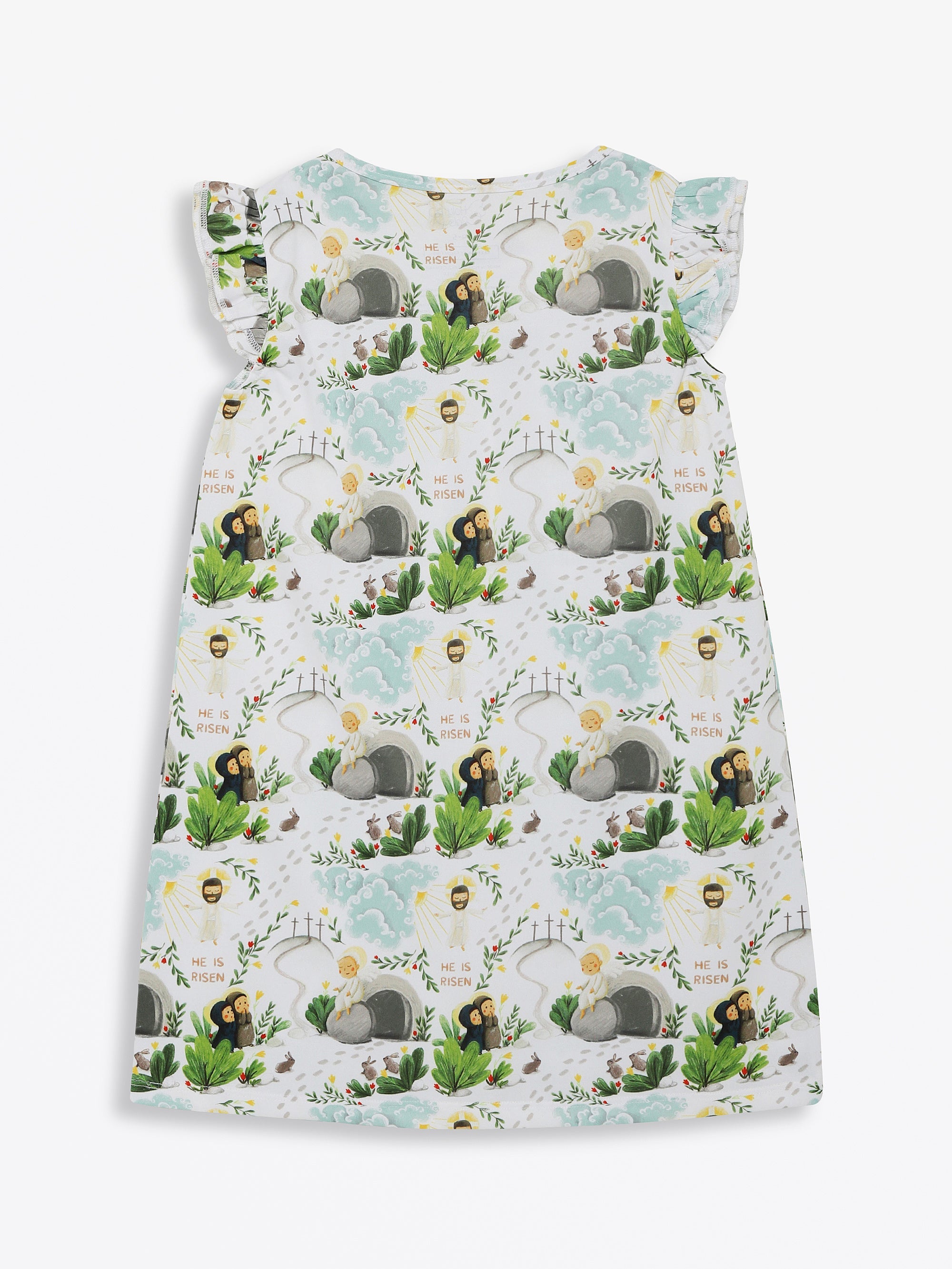 He Is Risen Pj Girls Nightgown Polyester