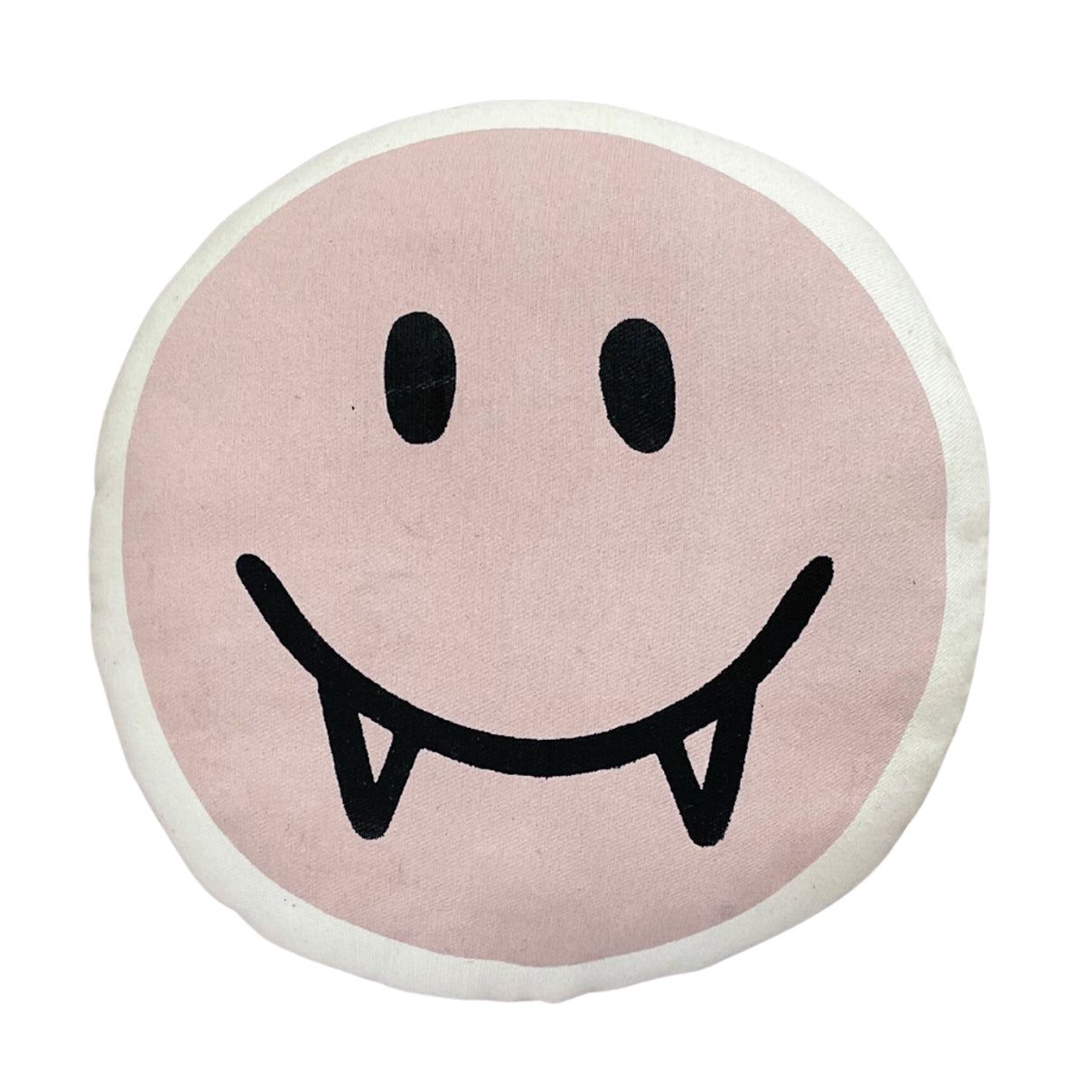 Vampire Smiley Face Pillow