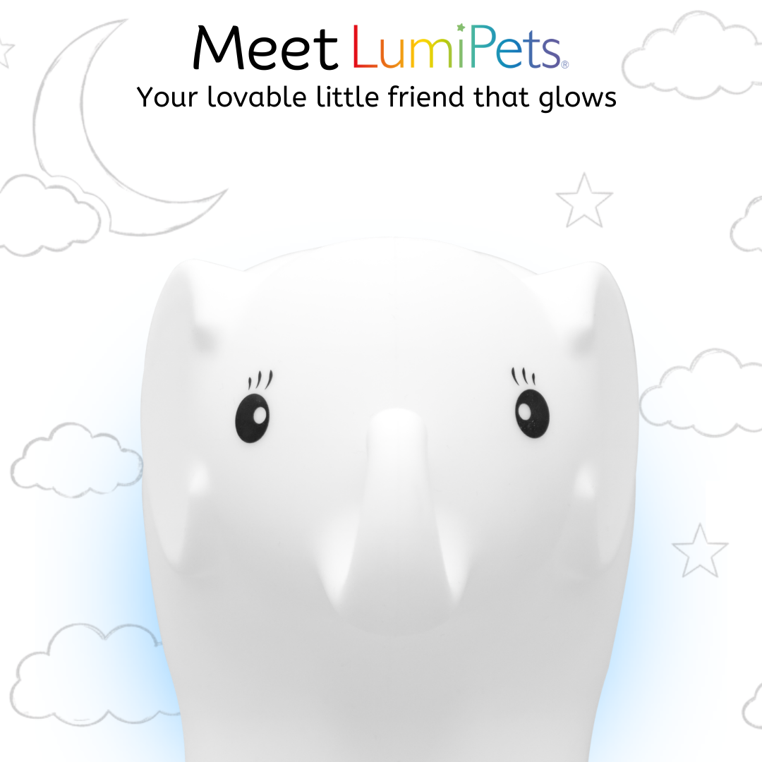 Lumipets® Eggbert The Elephant- Children's Touch Night Light