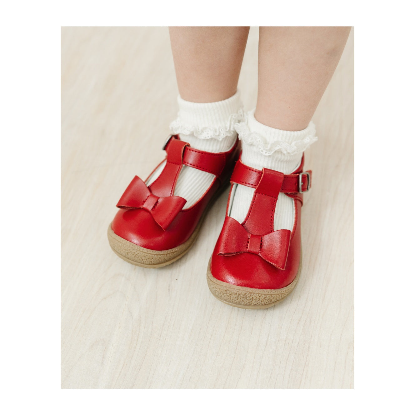 Emma Classic Bow T-strap Mary Jane