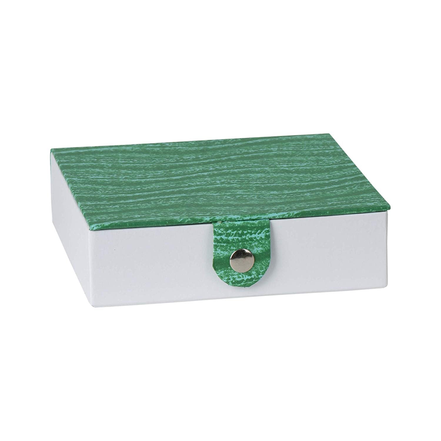 Green Gift Box With Snap Closure 6 Pack 5.9x5.9x1.8