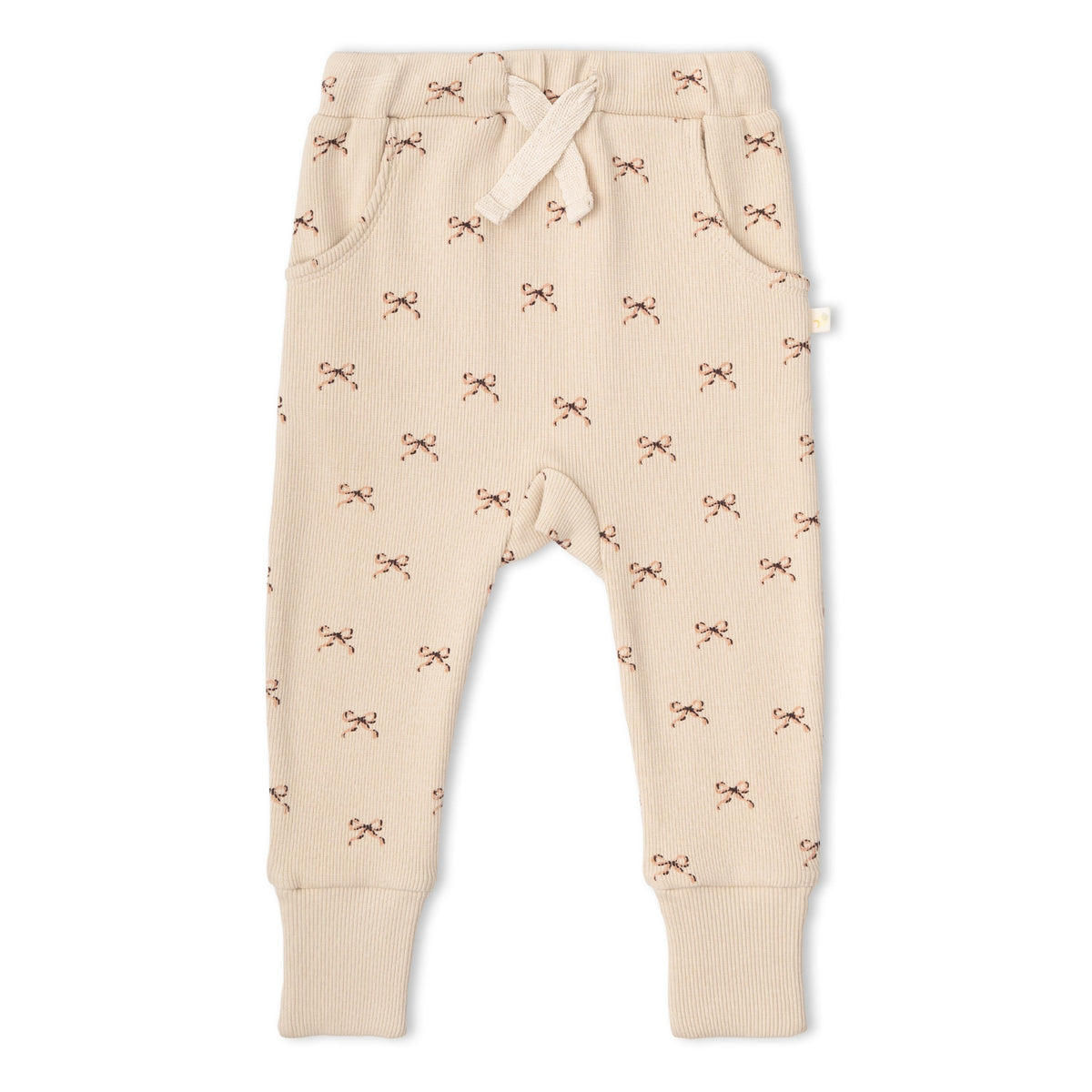Organic Ruffle Collar Onesie & Pants Set - Tiny Bows