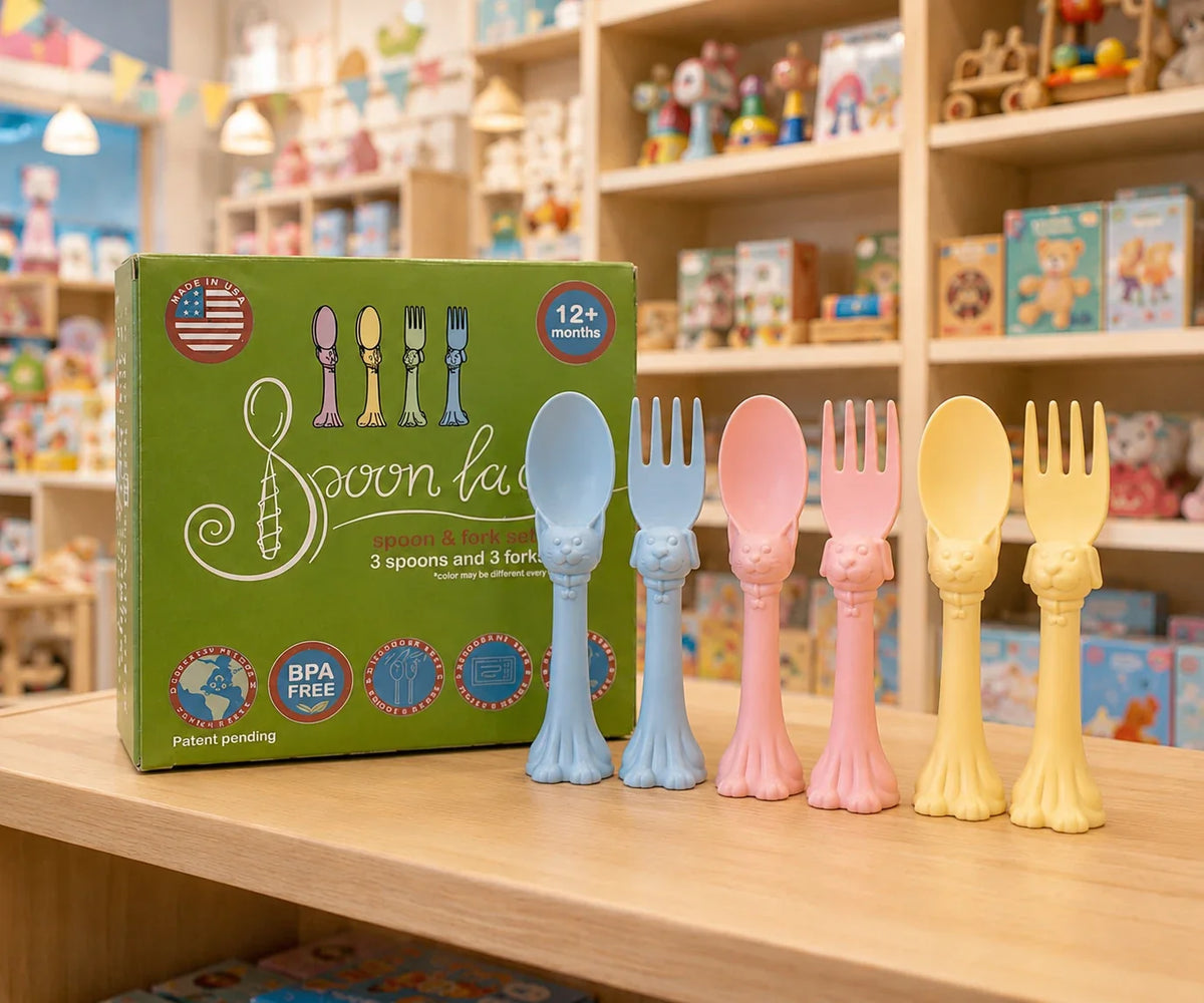 Spoon La La Toddler Utensils — 6-pack