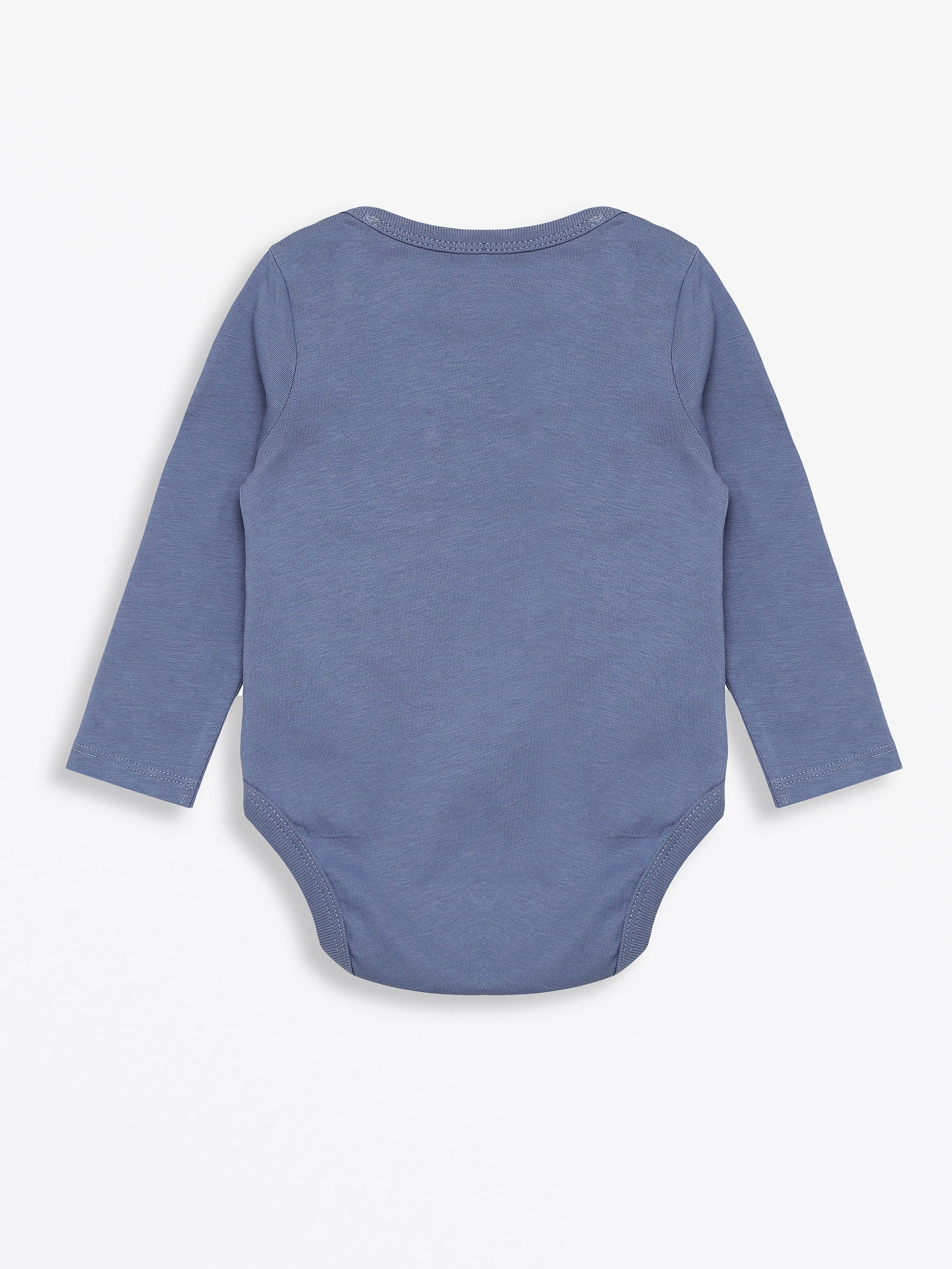 Infinity Prayer Pocket Long Sleeve Bodysuit Cotton