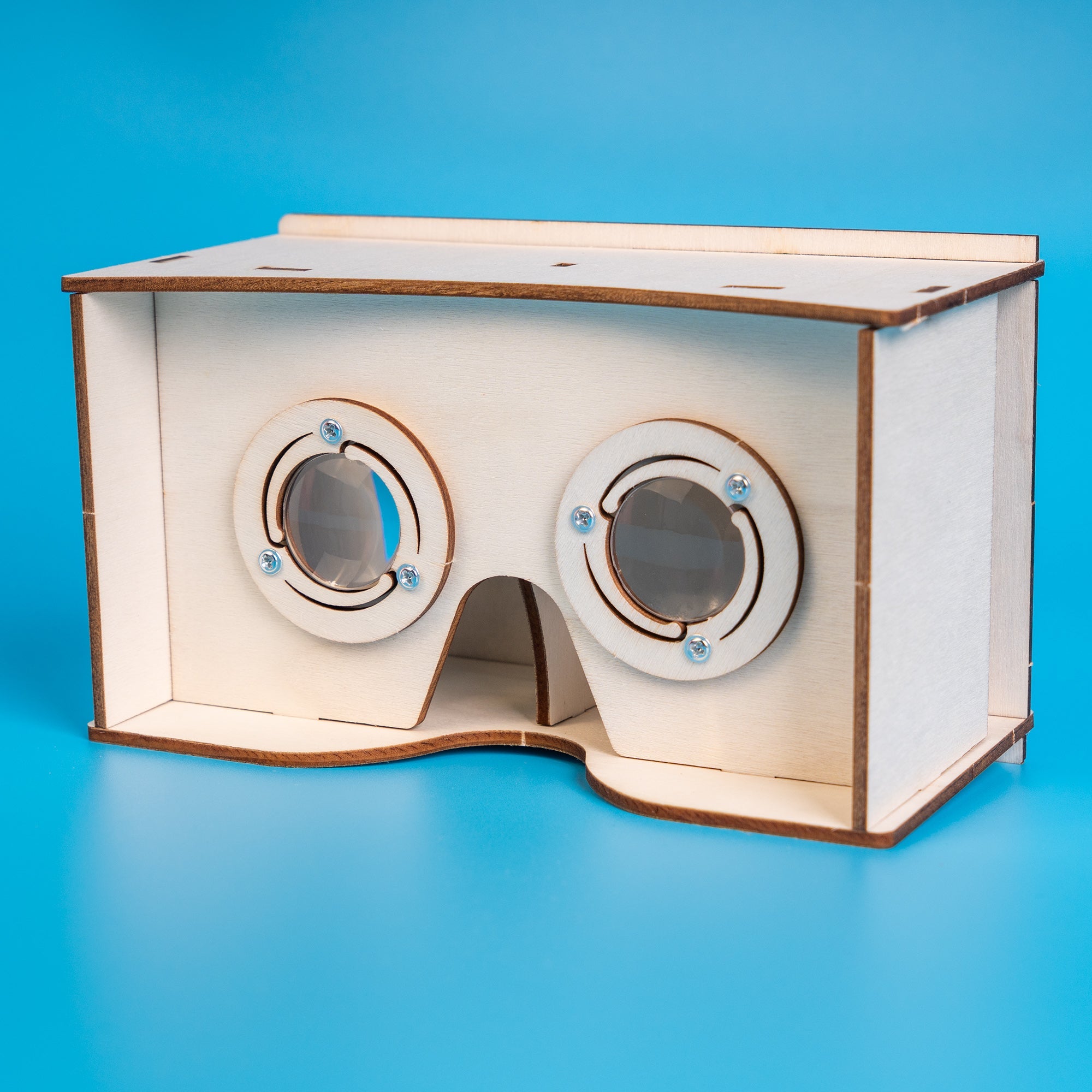 Diy Wooden Vr Headset Kit – Build Your Own Smartphone Virtual Reality Viewer