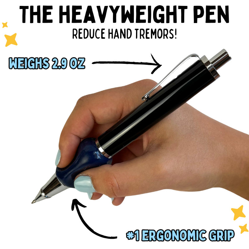 Heavyweight Ball Pen With The Pencil Grip
