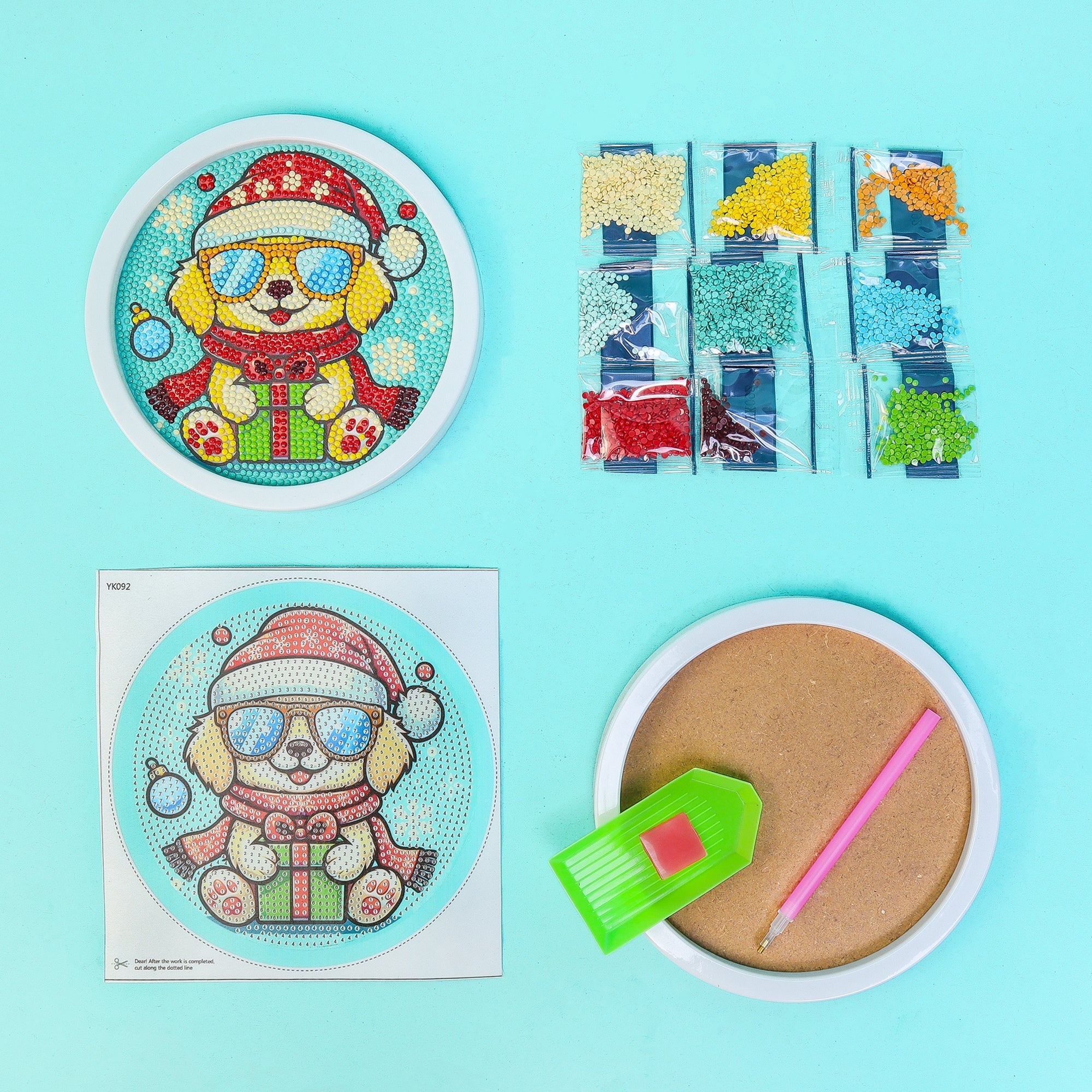 Diamond Art Kit (christmas Themes)