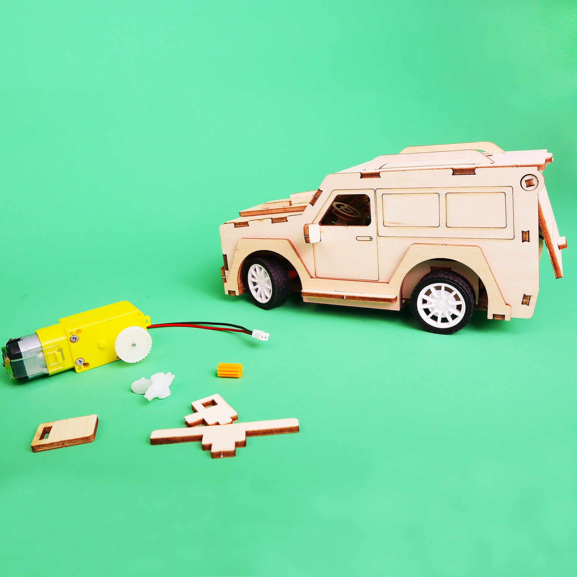 2.4 Ghz Rc Suv Car Diy Kit, Educational Stem Toy