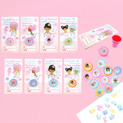 Rainbow Mermaid Valentine's Day Cards With Stampers For Classroom Exchange