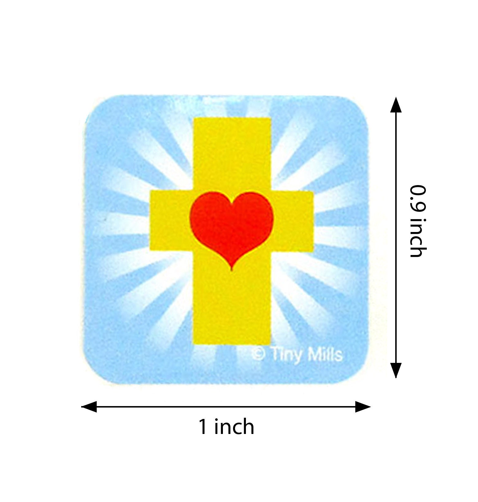 Religious Stickers 100 Stickers/dispenser, Pack Of 1, 6 Or 12 Dispensers