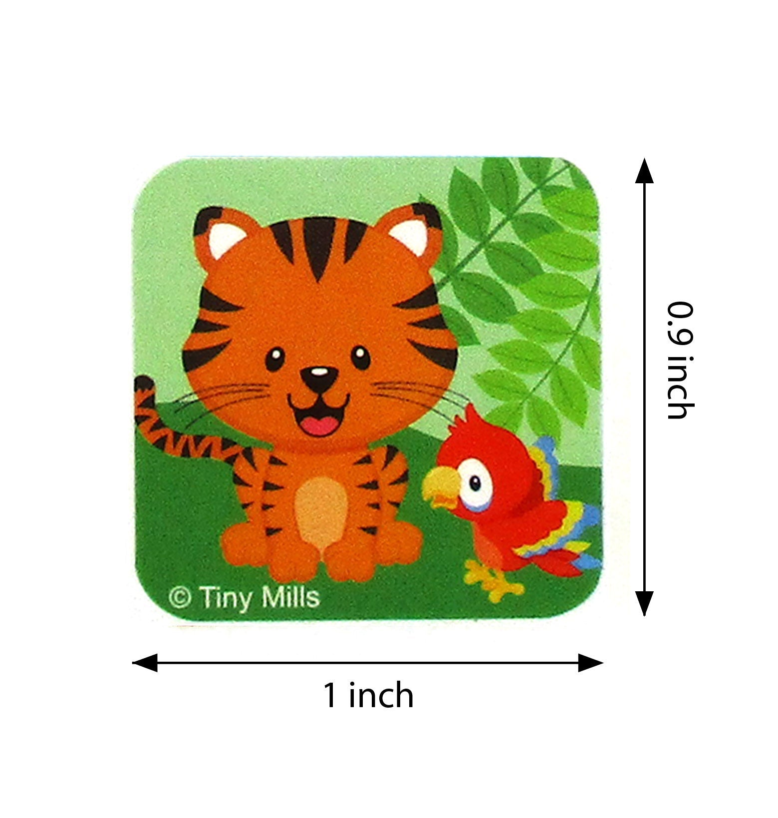 Animal Stickers 100 Stickers/dispenser, Pack Of 1, 6 Or 12 Dispensers
