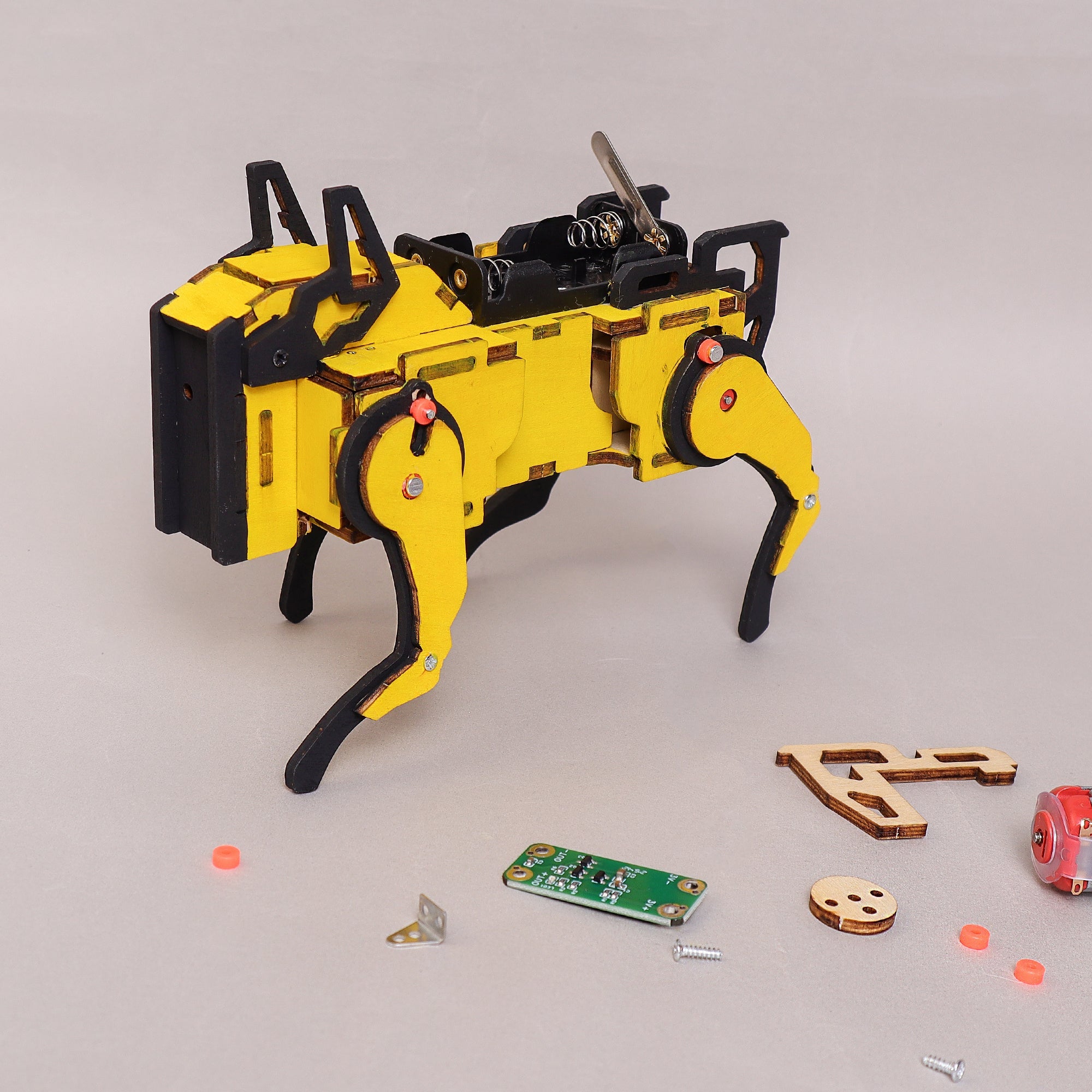 Robot Dog Stem Kit – Sound Activated Diy Toy