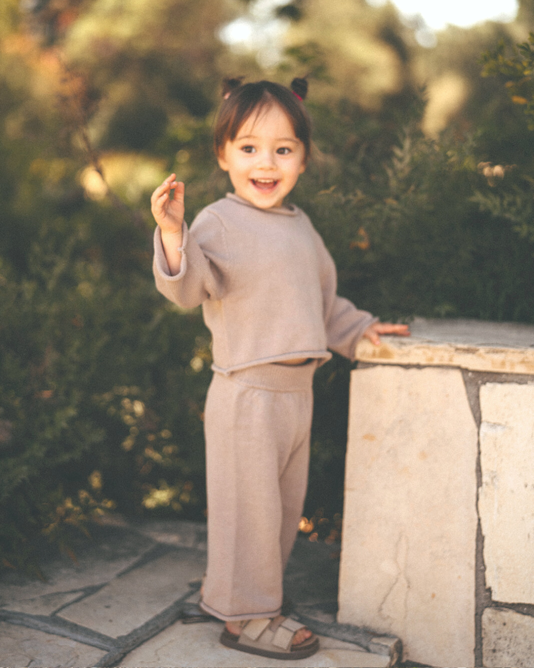 Rolled Hem Knit Sweater