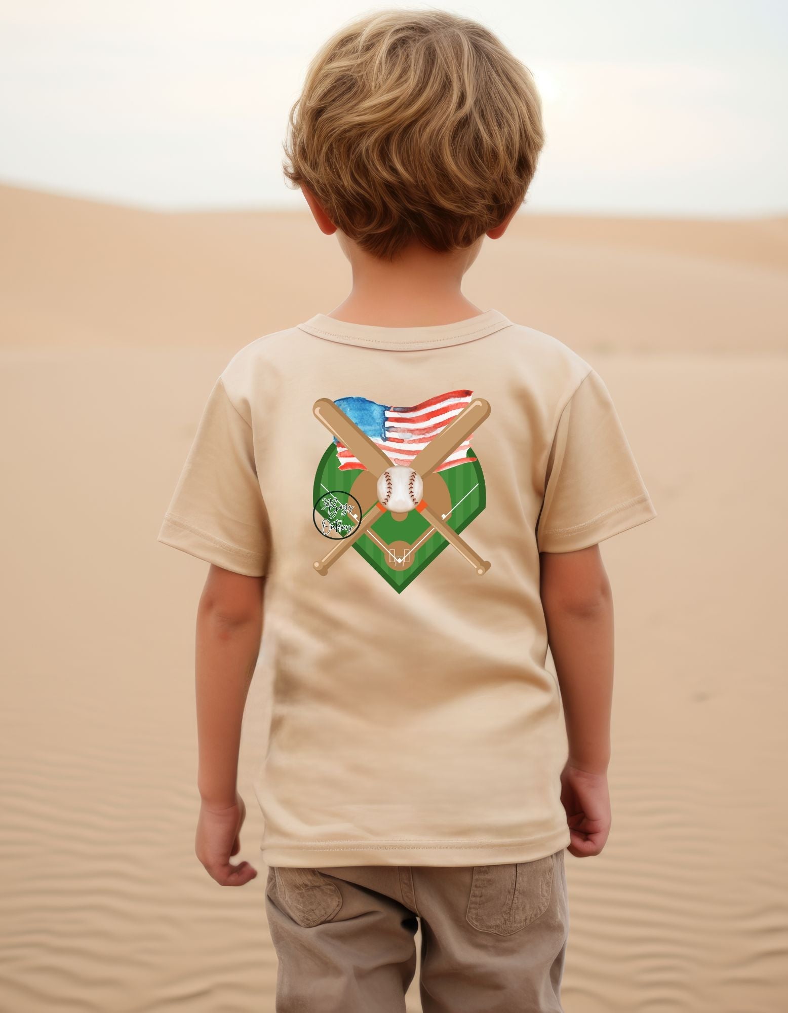 3boys Outdoors American Baseball Tee