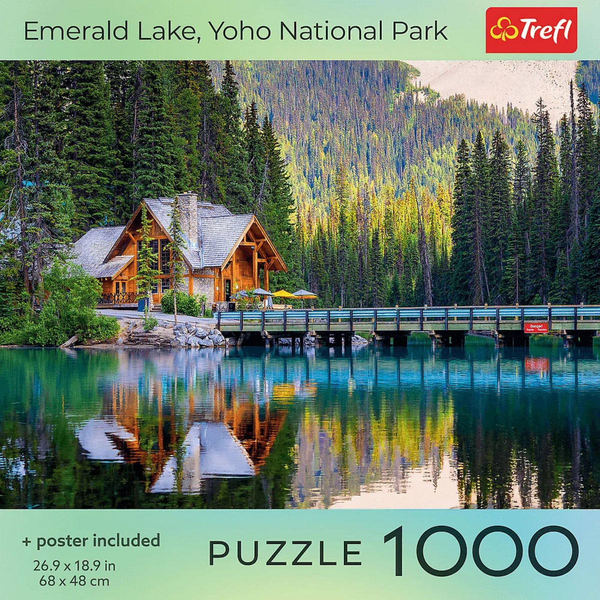 Red Emerald Lake Yoho National Park 1000 Piece Puzzle