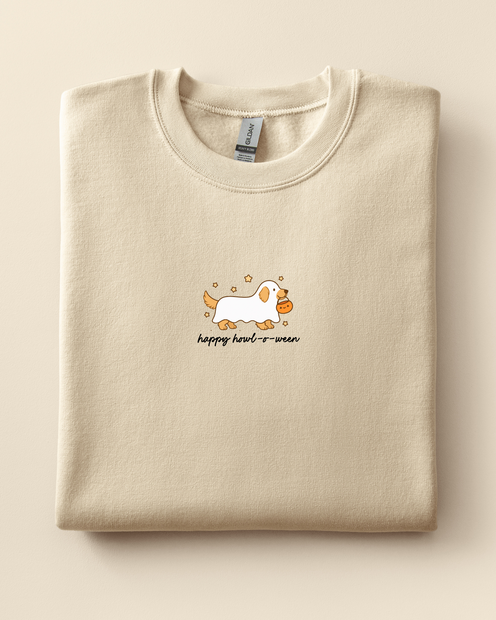 Happy Howl-o-ween Golden Retriever Sweatshirt