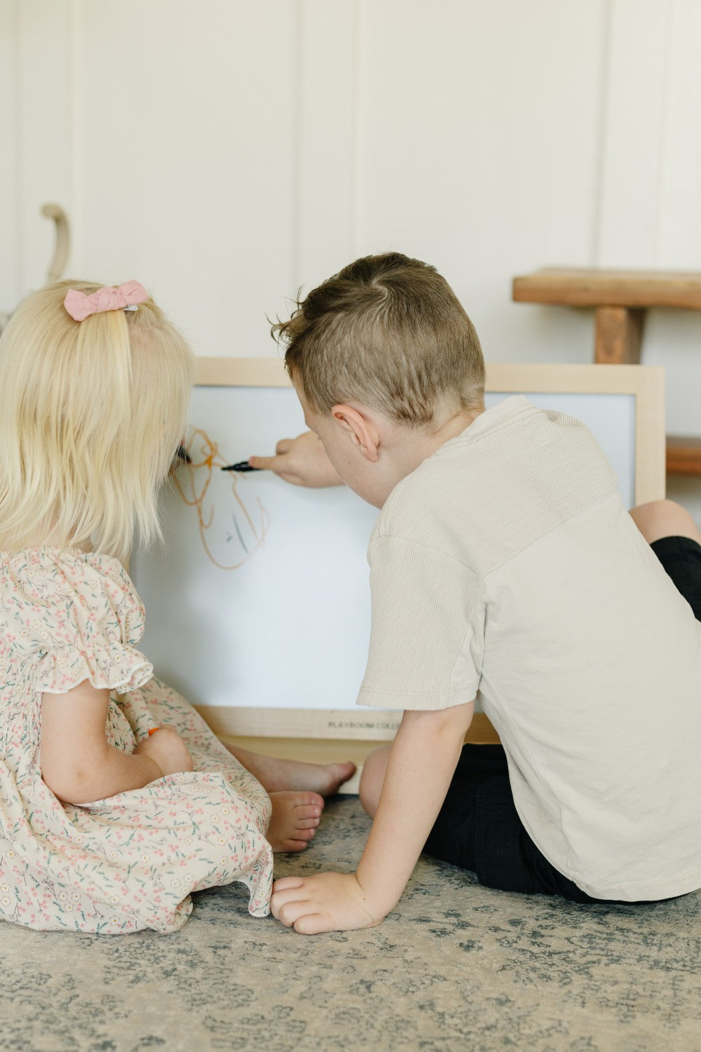 Wooden Tabletop Easel | 3-in-1 Magnetic Art Station