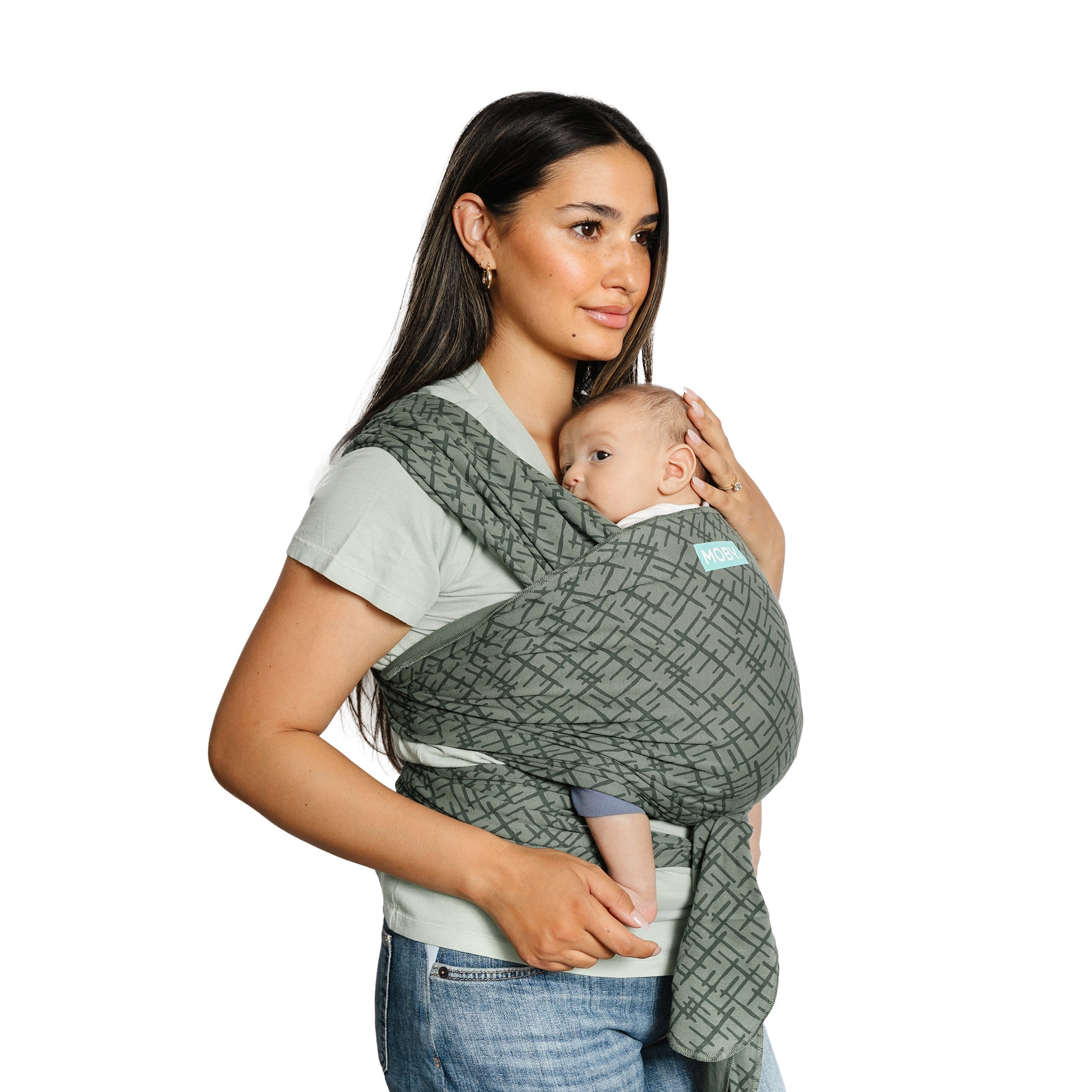 Classic Wrap Baby Carrier - Olive Etch