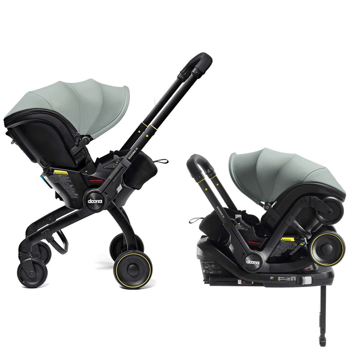 Doona X Car Seat & Stroller in Dusty Sage