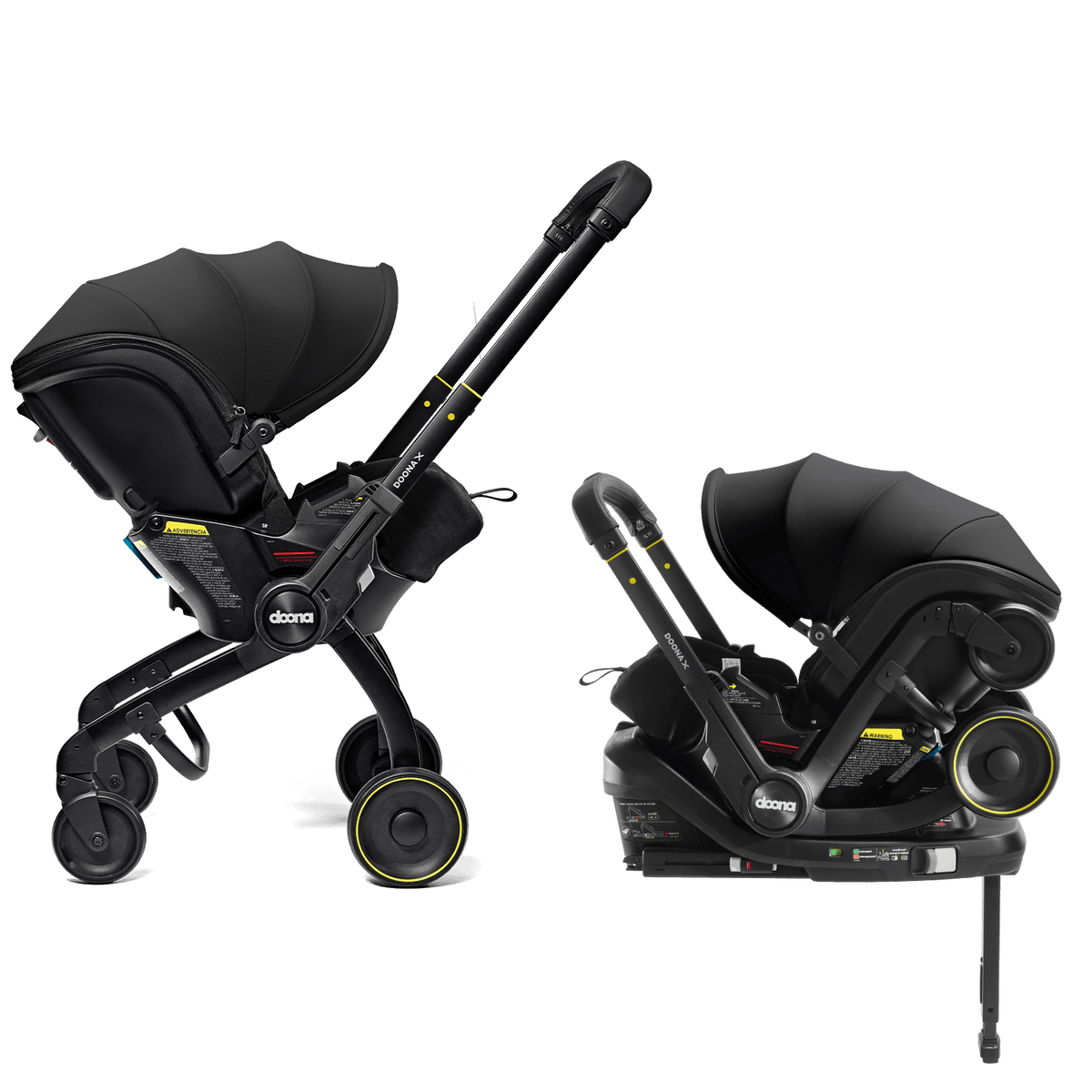 Doona X Car Seat & Stroller in Nitro Black